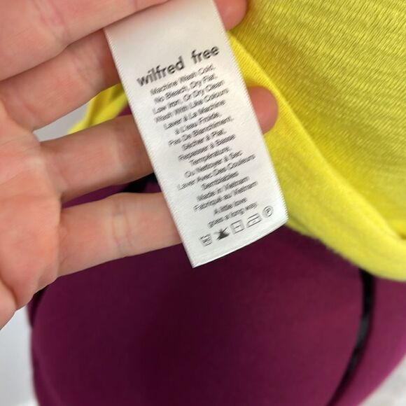 Wilfred Free Yellow Summer Top Front Tie - Picture 6 of 9